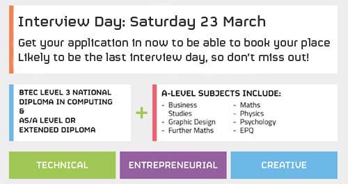 ada_olas's tweet image. Any year 11 students thinking for studying #computerscience after #GCSEs? @AdaCollege offers BTEC Computer Science and several #Alevels subjects! 
Think you’re interested? Apply here bit.ly/adasupersaturd… &amp;amp; get interviewed next week Saturday at 10am!
#AlwaysAda #supersaturday