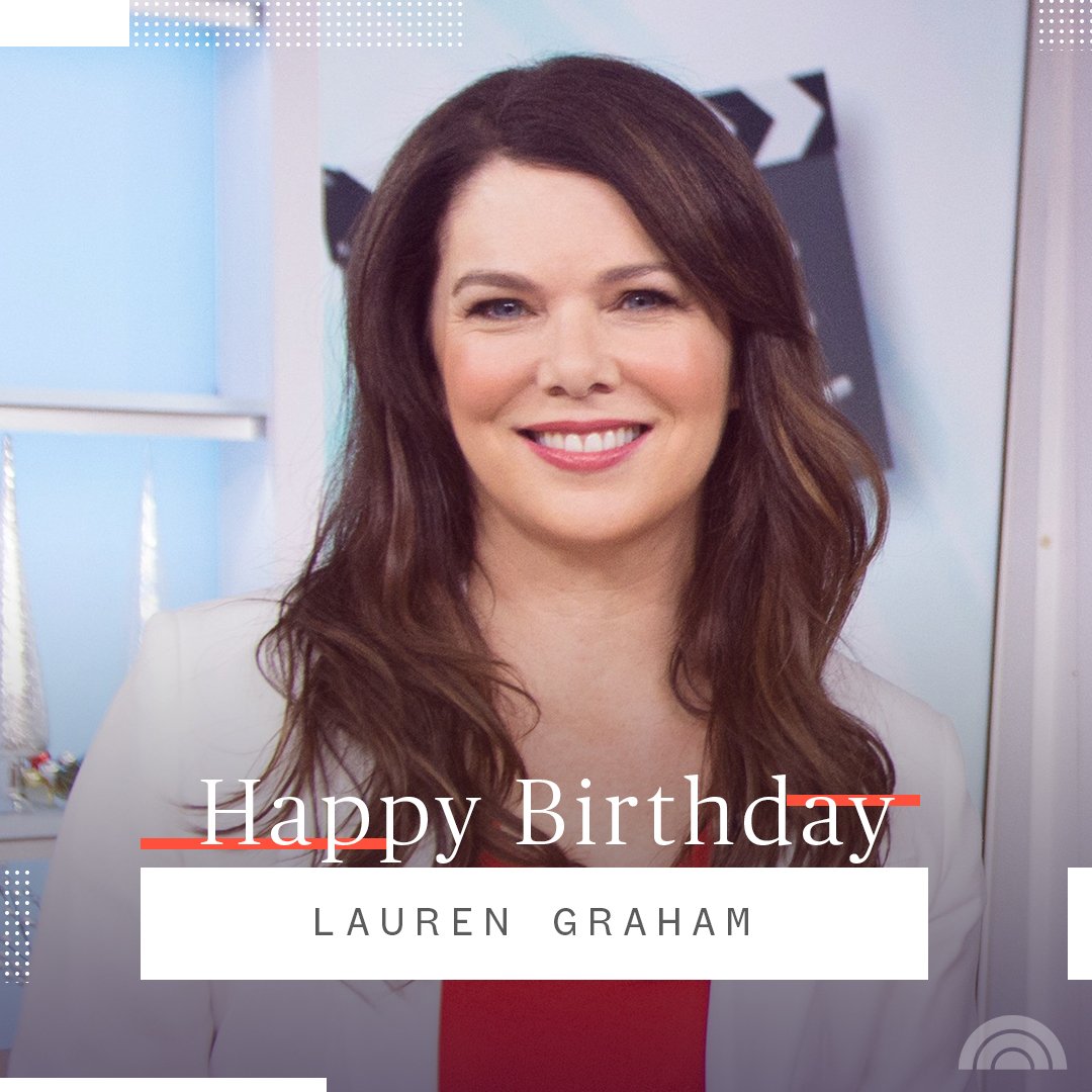 Happy birthday, Lauren Graham! 
 