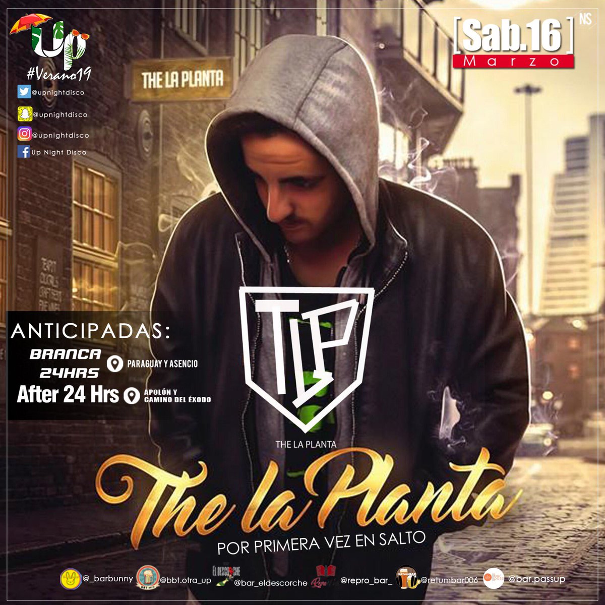upnightdisco's tweet photo. 🔸S O R T E O ‼️

• Sorteamos cuatro entradas dobles para el show en vivo de The La Planta 🎟🔥🎶

• Primer paso: seguir a la cuenta de @upnightdisco ✅
• Segundo paso: mencionar a un amigo/a para participar 👨🏼‍💻
• Tercer paso: retweet en la publicación.

• UP 19 🍹☀️🏖 https://t.co/HcHPK0C1rJ