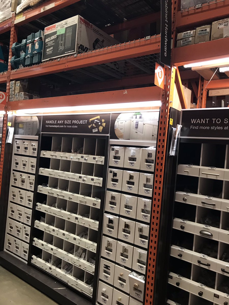 Shout out to Jacob and Junior, purging and packing out door locks and cabinet pulls. #district25overheadorganization <a href="/THDBobT/">Bob Tipton</a> <a href="/Jaime_HD_D25/">Jaime Castillo</a> <a href="/Steven_Mousseau/">Steven Mousseau</a> <a href="/homedepot6680/">Home Depot 6646</a> <a href="/SalinazJason/">Jason</a> <a href="/THDwhitehouse/">Robert Whitehouse</a>