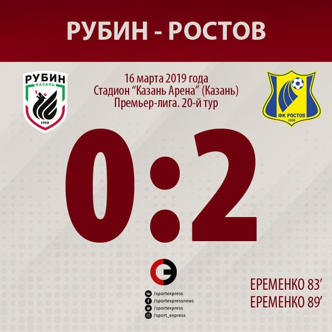 ⚡️ "Ростов" прервал семиматчевую серию без побед благодаря дублю Еременко

sport-express.ru/football/rfpl/…