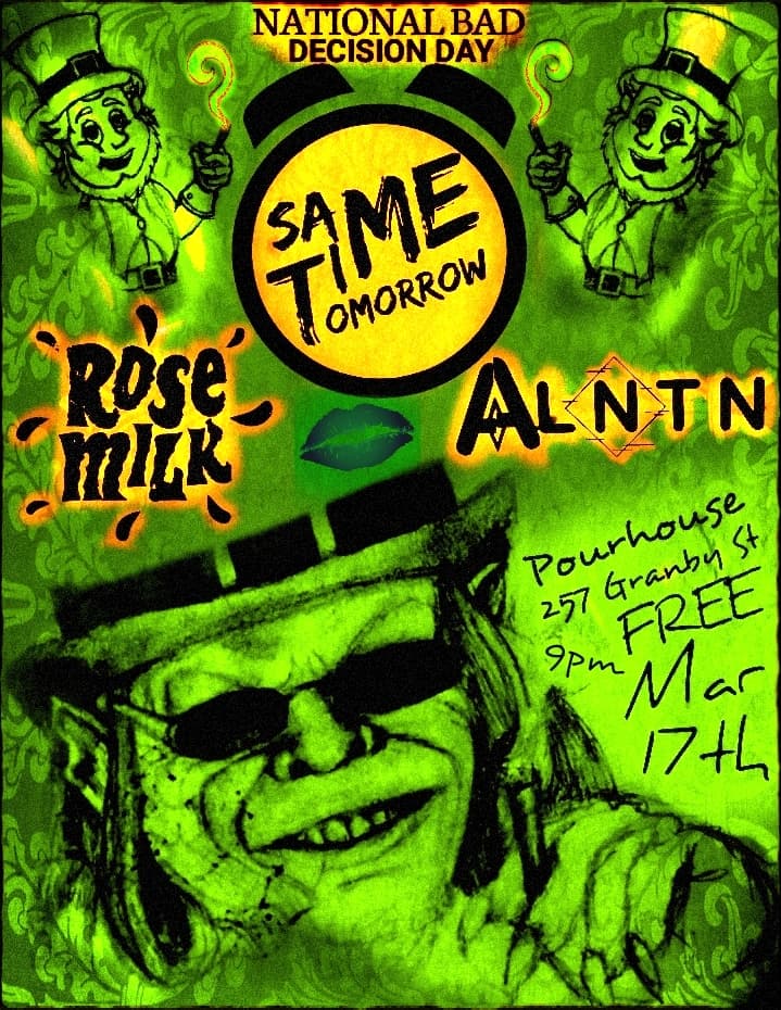 ALNTNBand's tweet photo. Come See us Tomorrow! 
Same Time Tomorrow, ALNTN,Rose Milk at the Pourhouse!
Pourhouse of Norfolk • La Fin Du Monde
257 granby st, Norfolk, Virginia 23510
Tomorrow at 9 PM – 12 AM https://t.co/vPjqufNuHI