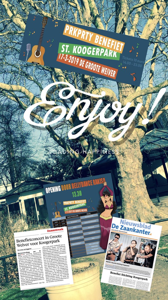 Countdown. Zondag 17-3 het feestje wat je niet wil missen #benefiet #prkprty #koogerpark  14 acts on stage  #DGW