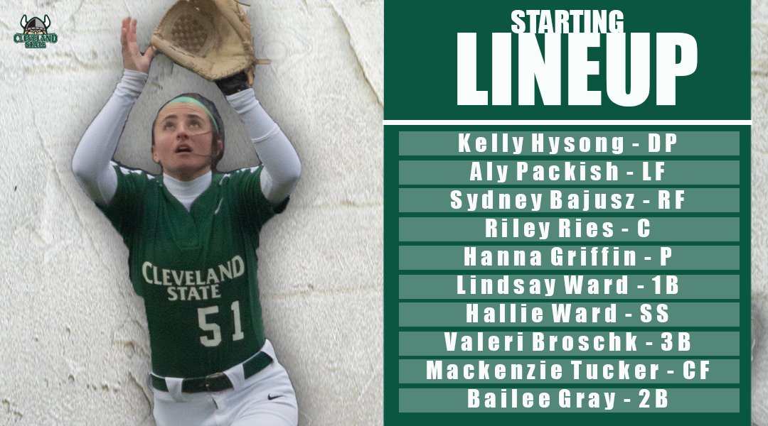 🥎 Vikings Starting Lineup vs. Ball State

1. Hysong DP
2. Packish LF
3. Bajusz RF
4. Ries C
5. Griffin P
6. L. Ward LF
7. H. Ward SS
8. Broschk 3B
9. Tucker CF
10. Gray 2B