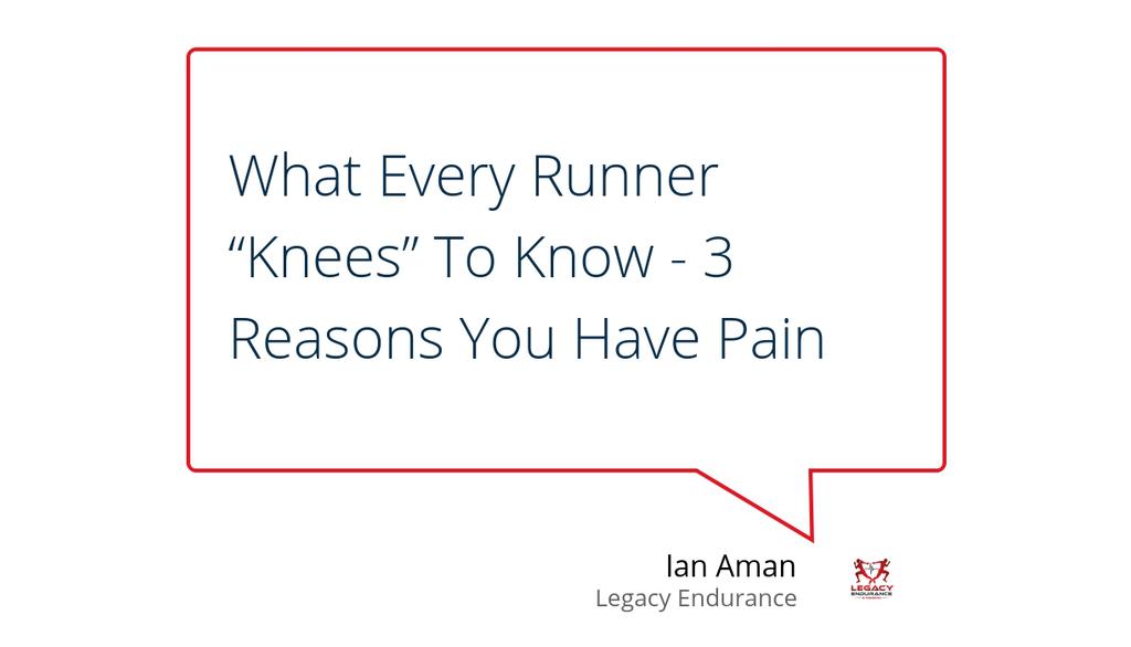 LegacyEndurance's tweet photo. "" https://t.co/8Z5aUfenhA #knee pain #running https://t.co/VEXIIzY8F6