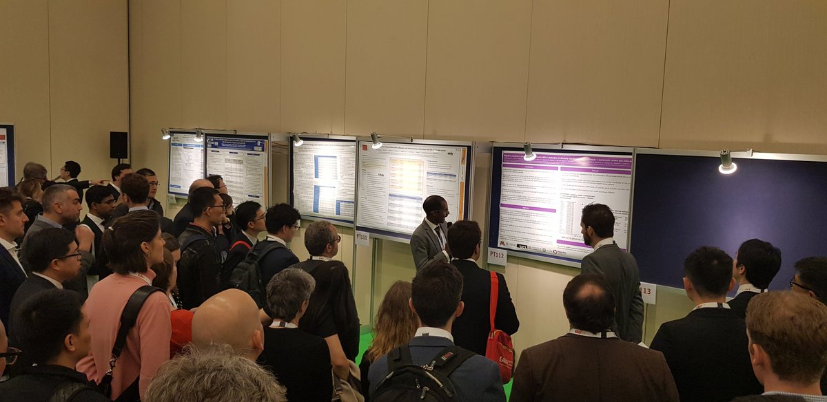 LambAlastair's tweet photo. @NiranjanJS presents systemised data on #NPV of #MP_MRI for #csCaP
•n=28 papers since 2016
•n=3,903
•THM: NPV=8.3%
•N.B. must know own unit's data
•"Sir, this is the chance, with ur -ve MRI, that we will miss important prostate cancer if we don't biopsy".
#EAU19 @EUplatinum https://t.co/vBVDwAjQwM