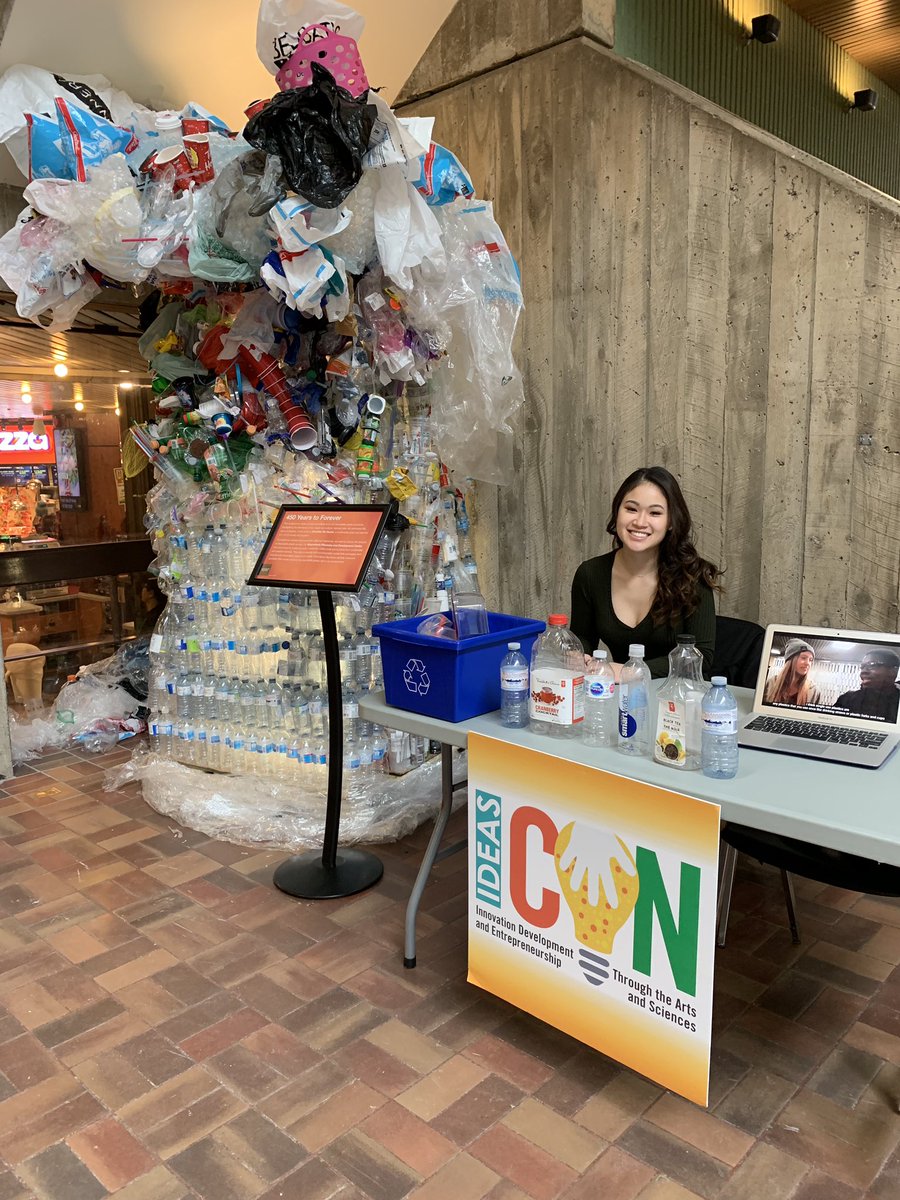 DadhwalSharan's tweet photo. Come check us out #CollegeRoyal2019! @KTantakoun is doing an amazing job talking about @icon_plastics alongside the beautiful sculpture “450 years to forever” by Christine de Vuono! #Guelph #UofG #plasticfreeUofG https://t.co/Wv5dW4S4tk