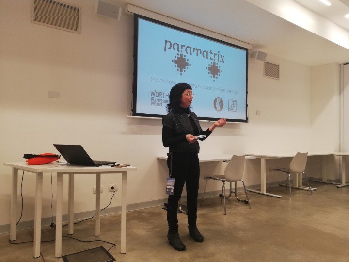 wemakecc's tweet photo. Presentazione del progetto #Paramatrix durante il @manifatturaMi! #WorthProject #DigitalFabrication #fablab #design @zoescope https://t.co/p6HzDQsdrS
