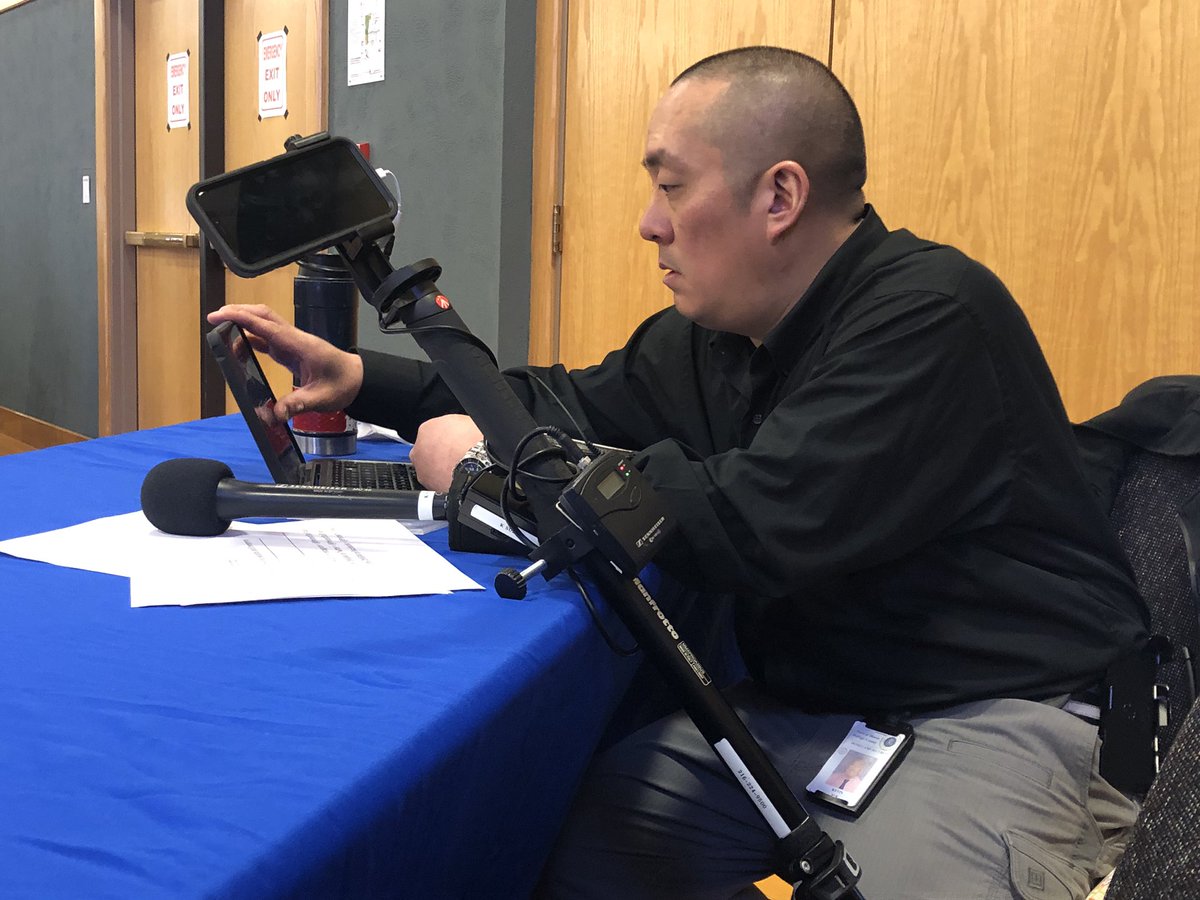 ashleyheher's tweet image. The #masterpio at work: @rusnivek from @protectdupage gets it done. #pio #DuPageWXSeminar