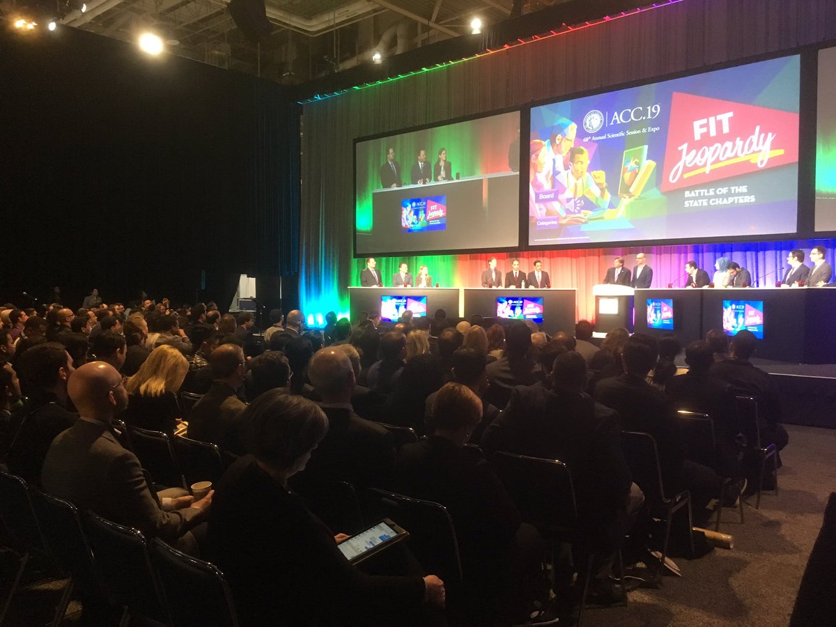 Not an empty seat in house #ACC19 #ACCFITJeopardy