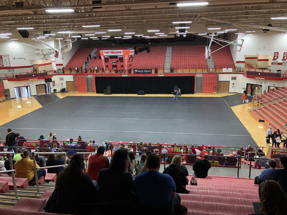 WestVigoVikings's tweet photo. Calm before the storm at Winter Guard State Championship!  Good luck to our WVHS Guard!!  @WVHSMusic @StudentWVHS https://t.co/y1v7eSL7Yk