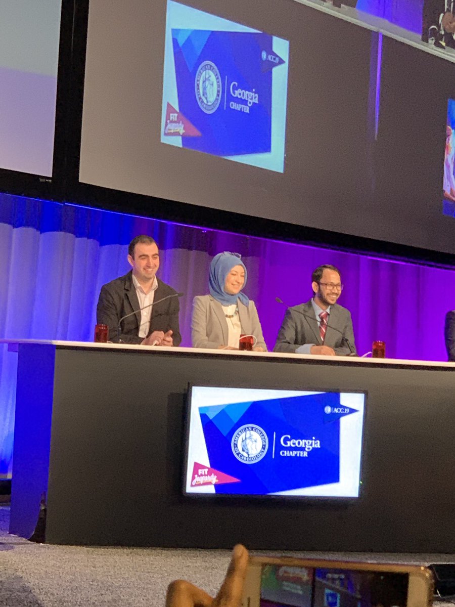 Good luck to Team Georgia in Fellow Jeopardy at #ACC19