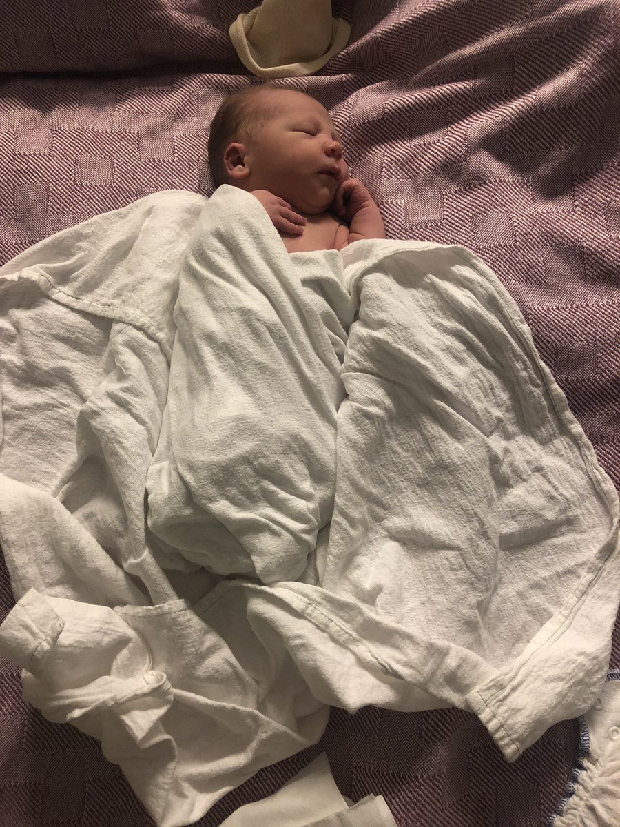 Commitment alert: 7lb 3oz Baby Boy Emmett has committed to the Glegloff family indefinitely