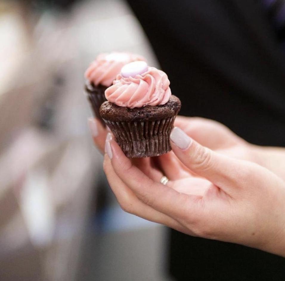 Tiny, tasty, and perfectly pink 💕 Our mini #cupcakes are a SWEET addition to any occasion! Stop by your local bakery to pick up a batch or place your online order at the link in bio! #KarasCupcakes