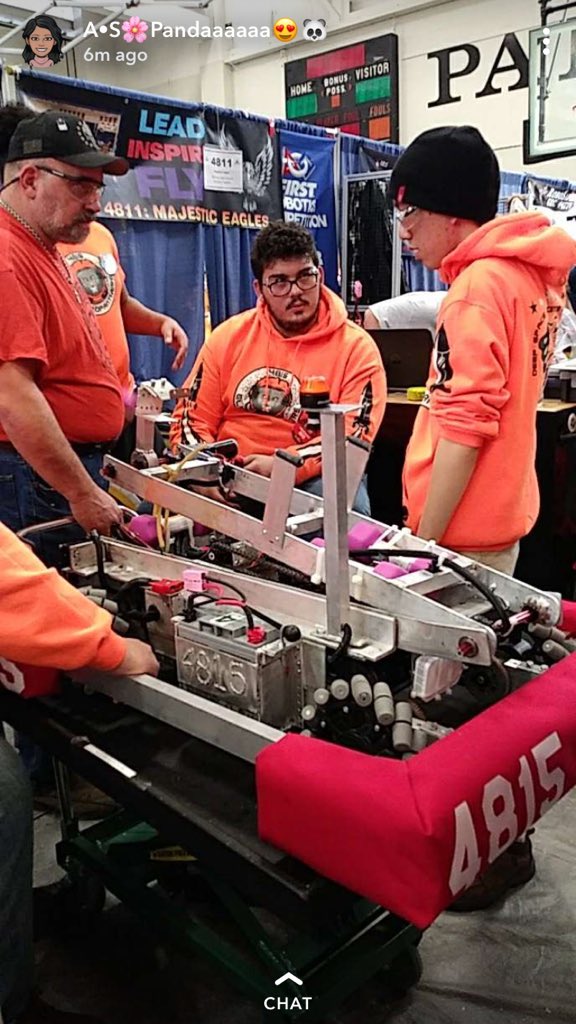 Day 2 let’s Go Electro Panthers!! #frc #omgrobot #deepspace