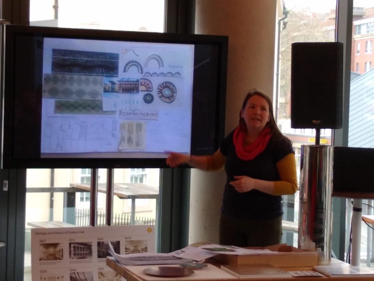 Thanks to <a href="/Colston_Hall/">New name: Bristol Beacon</a> and a welcoming audience when I spoke earlier about CHIME, a new public artwork for the hall’s reopening. #discoveryday