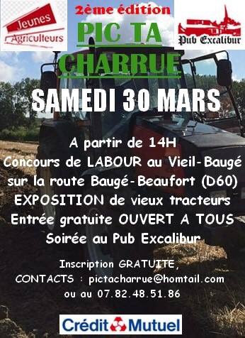 LeS JA du Baugeois organisent le premier concours de labour de l’année en France !!!!