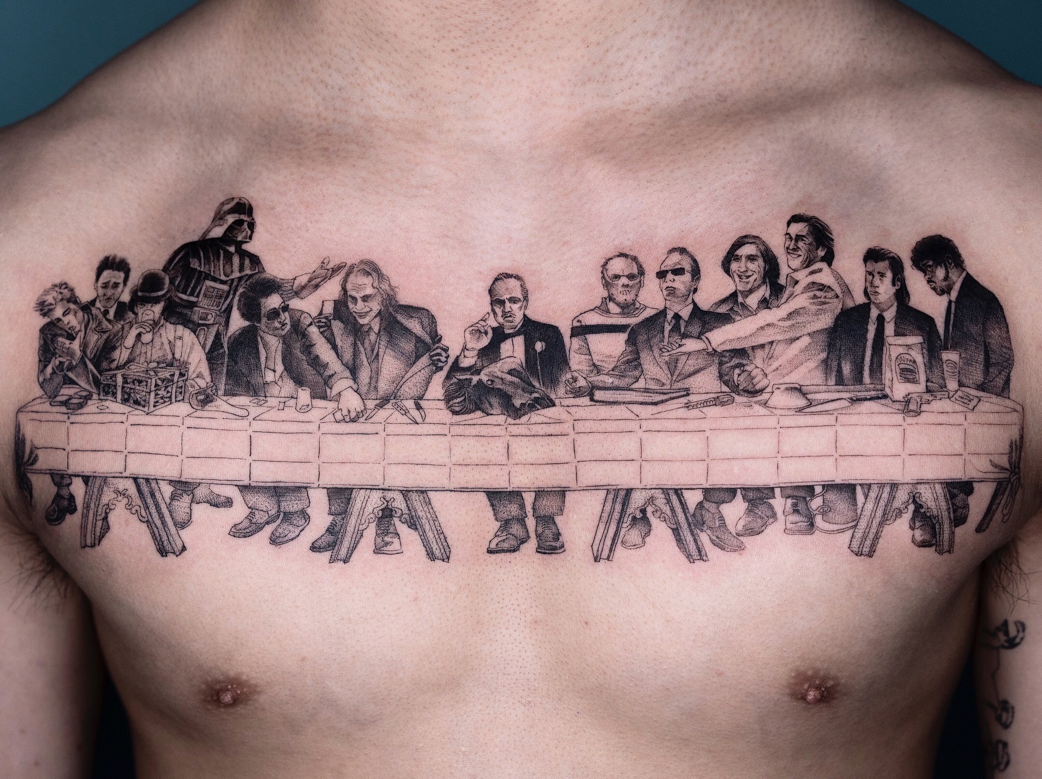 Христос Тайная вечеря Tattoo