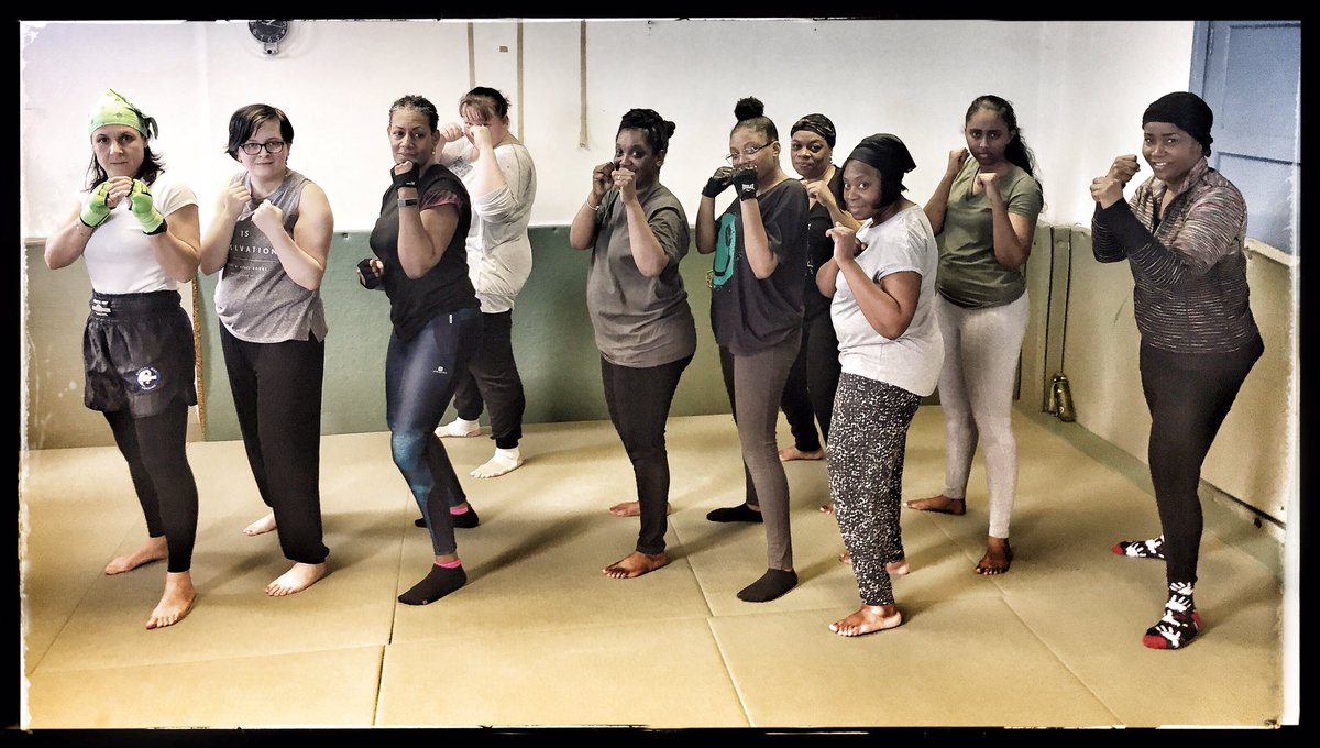Martial_Way's tweet photo. Our #women Kickboxing classes are a fun & energetic way to exercise!This is a non-contact class with real kickboxing technique & training, not #Kickboxercise but with music & me for added motivation! Kickboxercise is great for all abilities. Challenge yourself! @TottenhamSports https://t.co/jET7YE4Fpa
