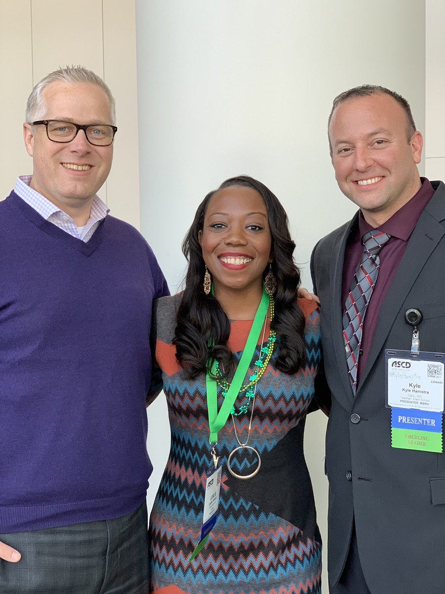 lmkinard's tweet photo. One of the great things about ASCD is that you get to catch up with edu friends you usually only get to see on Twitter. @KyleHamstra @curriculumblog #Empower19 #NCPDK https://t.co/AKZhBotGPx