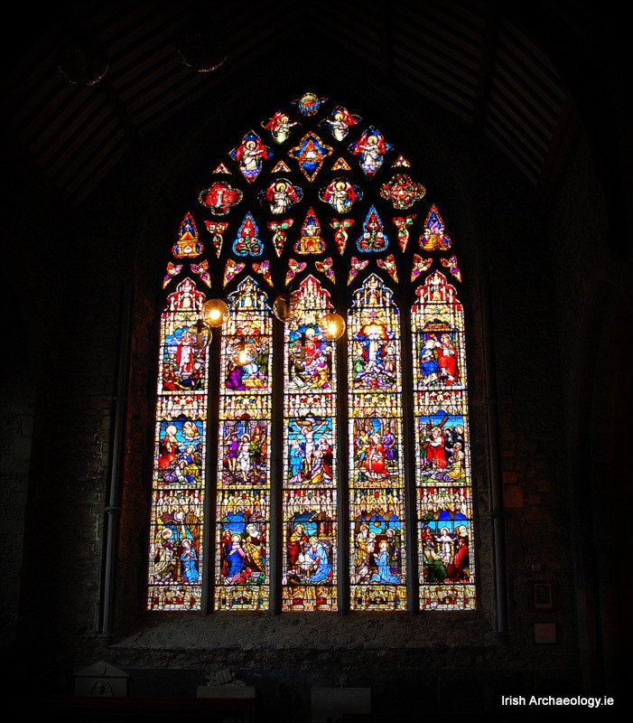 irarchaeology's tweet photo. The largest stained glass window in Ireland is found at The Black Abbey in Kilkenny city. https://t.co/uIRegZcBl5