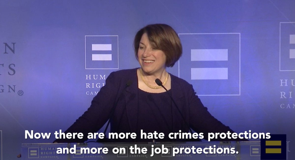 I'm so grateful to @HRC for their work to shorten the moral arc of history and get us closer and closer to justice for all.
