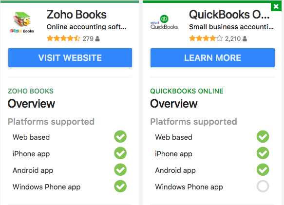 GetApp_Accting's tweet photo. .@ZohoBooks vs @QuickBooks Online Comparison Chart. Check out both product details such as features, pricing, target market and supported languages. 
https://t.co/MrFux3CR61 https://t.co/awYDOJxzIN