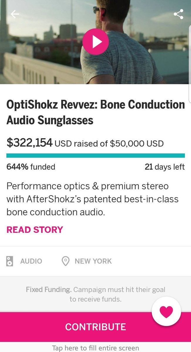 dalemeredith's tweet photo. If you know/follow me at all, then you know how much I love @Aftershokz products. I'm proud to say I contributed to their new new glasses...only 21 days left to get 50% off #JumpOnThat! https://t.co/apQCyznnfl