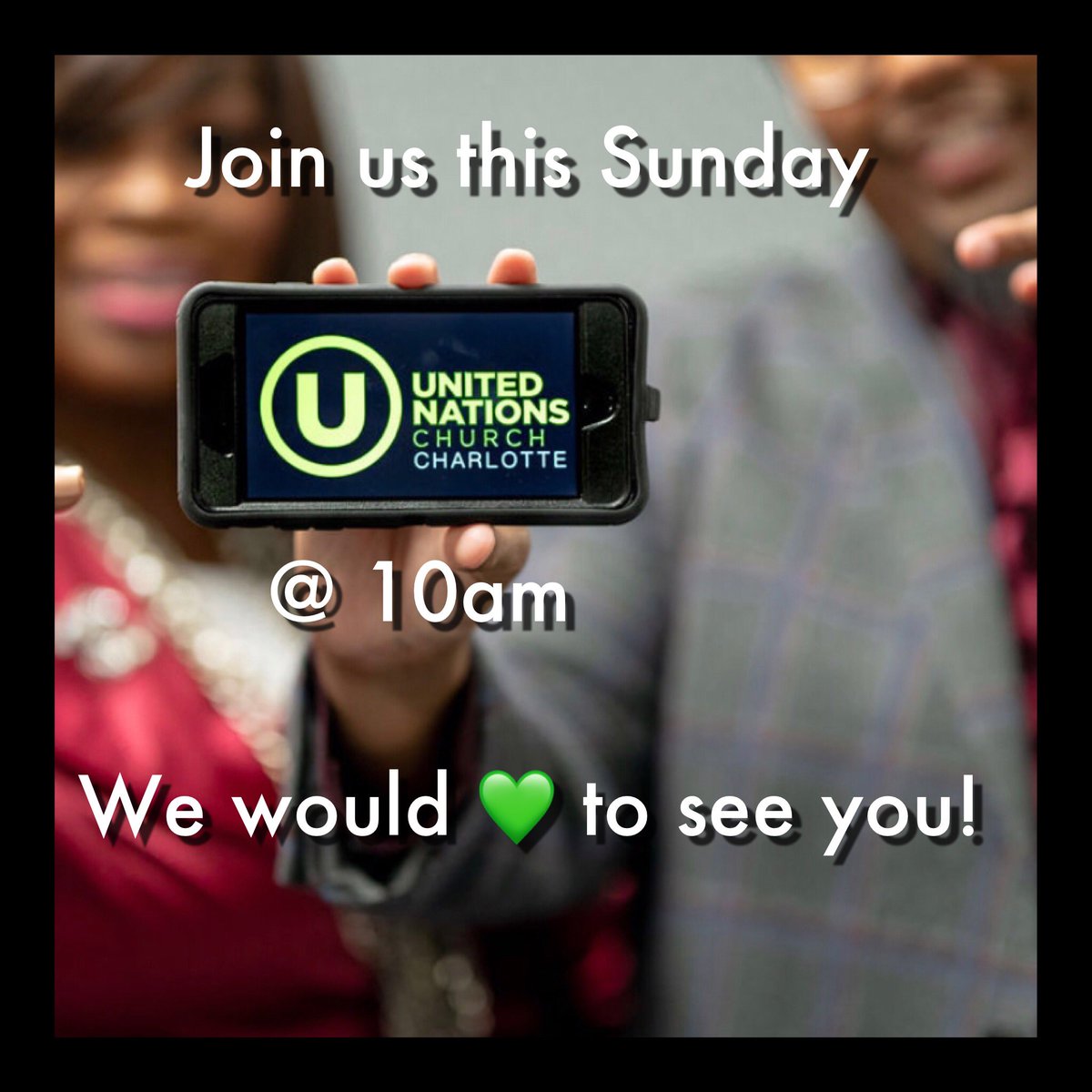 antbooks74's tweet photo. This Sun is going 2b🔥🔥🔥‼️ We invite U &amp; your entire family 2 United Nations Church Charlotte, 5038 N Tryon St, Charlotte, NC 28213. It will B a “God Experience” like none other. Sun School @ 9AM
Worship Experience @ 10AM
UKidz Youth Church @ 10AM
#LoveGod #LovePeople #UNCC https://t.co/rDxLegze1T