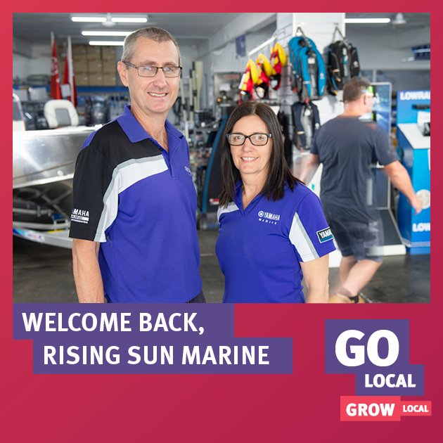 Businessqldgov's tweet photo. Local Townsville business @MarineRising are open for business but have been doing it tough with less customers since recent flooding. Make sure you give them and other small businesses your support and #GoLocalQld https://t.co/tOqmBumHQ4 https://t.co/czJMehPy7j