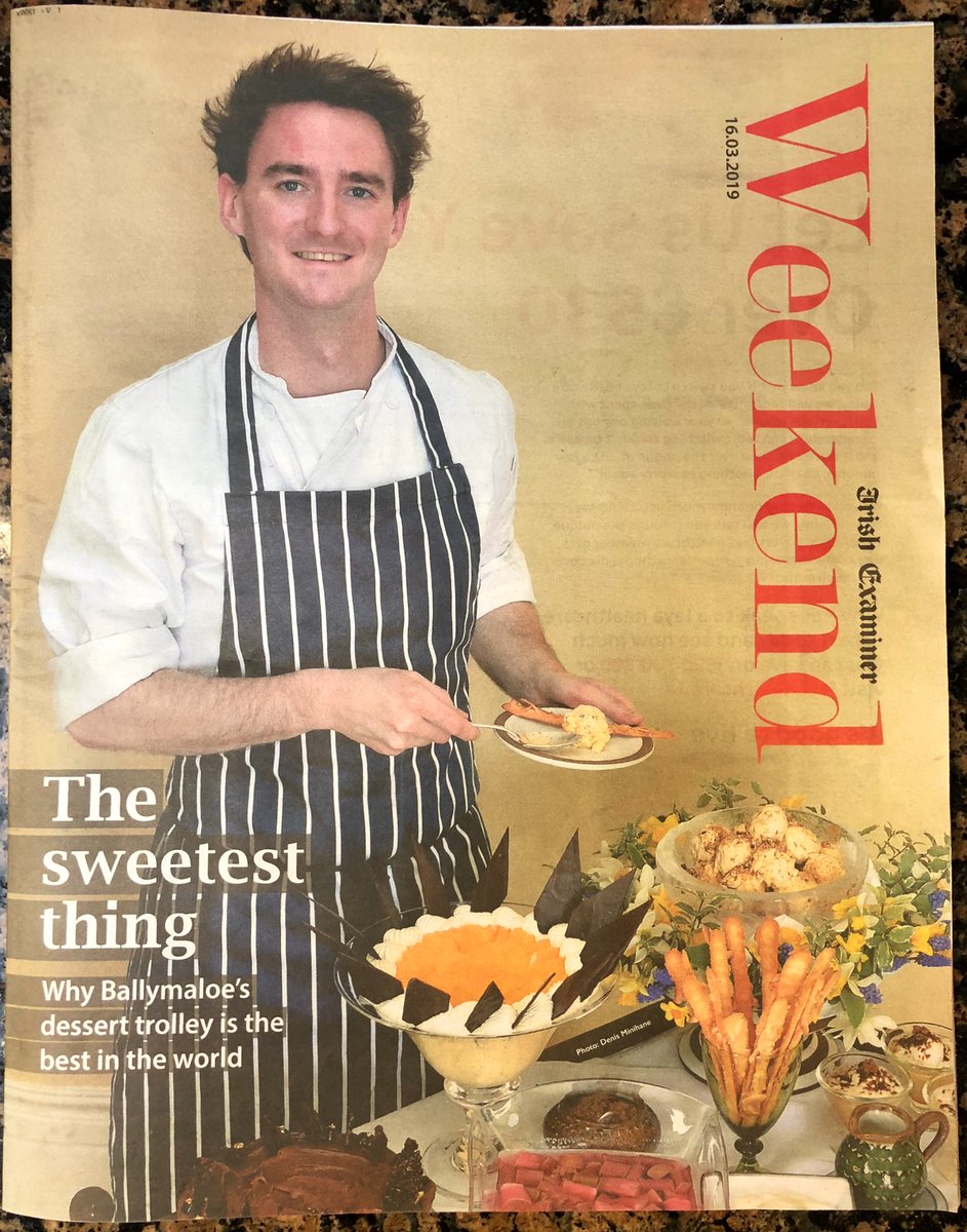 JRRyall's tweet photo. Find out whatโs been going on in the world of the the dessert trolley @Ballymaloe in this weeks @irishexaminer in @jozeemac piece on @worldrestawards #OffMyTrolley https://t.co/rKn7NOdG81