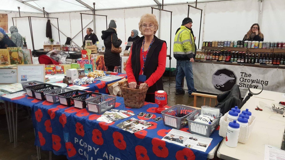 BandDRBL's tweet photo. Thank you to everyone who braved the weather to come and see us today, we raised a fabulous £83.88🌺 #RBL #foodfestival #poppyappeal #charity #fundraising https://t.co/yDY15pHAZQ