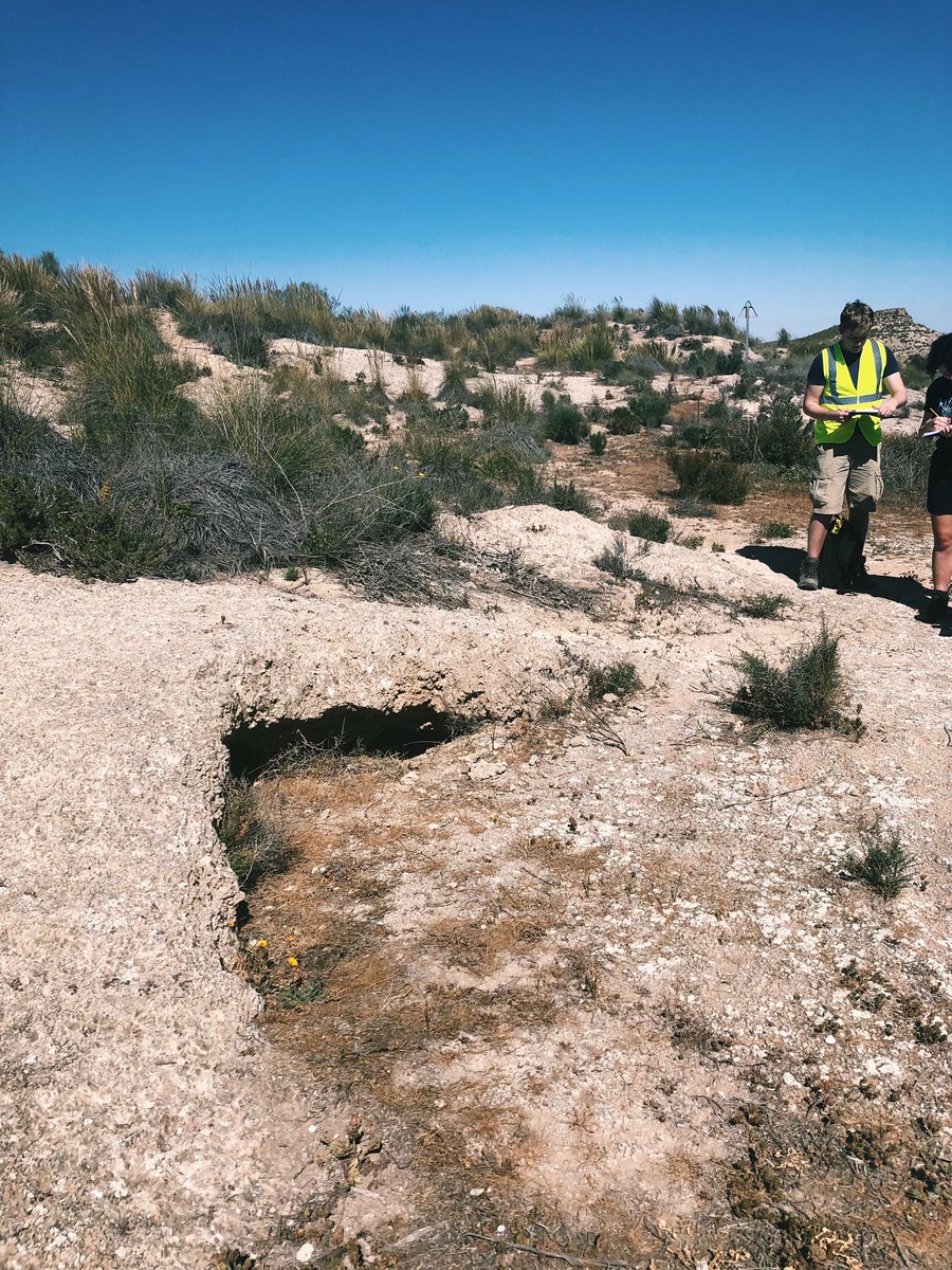 RobynFSJ's tweet image. First day back in Almeria complete! Karst day was a success #hullameria2019 #ggeontour
