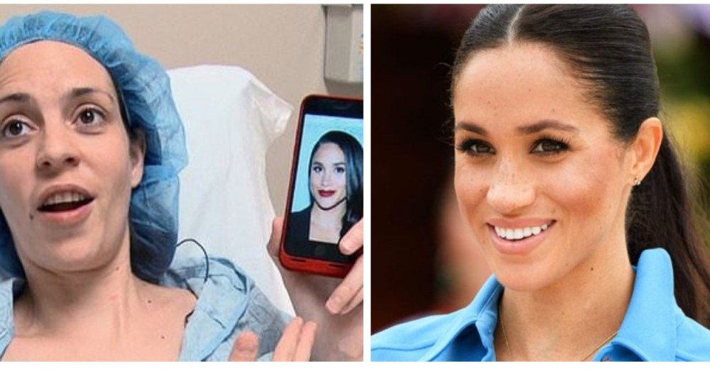 LaPoPRed's tweet photo. Mujer gasta 30 mil dólares en cirugías para parecerse a Meghan:   En medio de este fenónemo, Xochi Greer, una abogada de 36 años, ha invertido cerca de 30 mil dólares en cirugías estéticas con el objeto de obtener un rostro como el de Meghan. E esta… https://t.co/qIGfDGjM5K https://t.co/VGbPmXF9E1