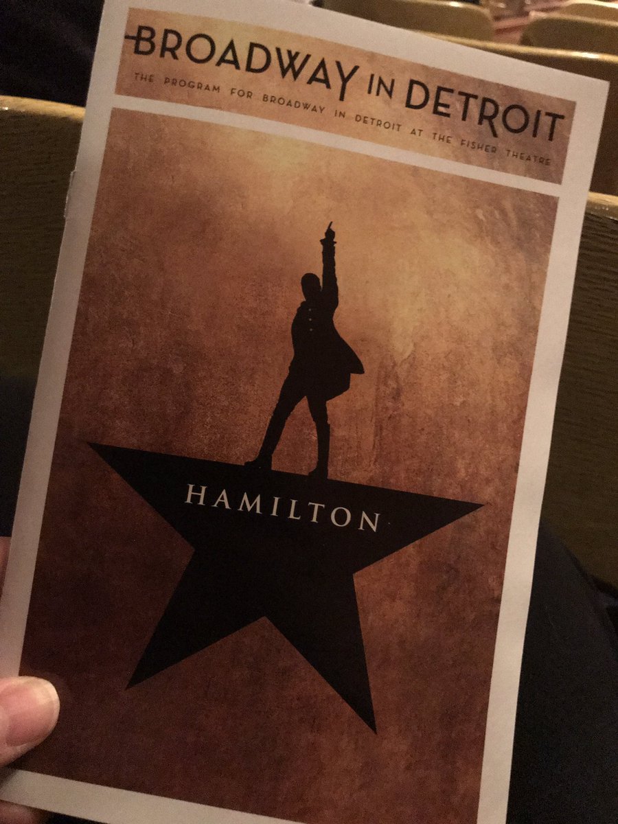 ATeachersTweets's tweet photo. The day is finally here! Excited for @HamiltonMusical @BroadwayDetroit https://t.co/AMriQasO8W