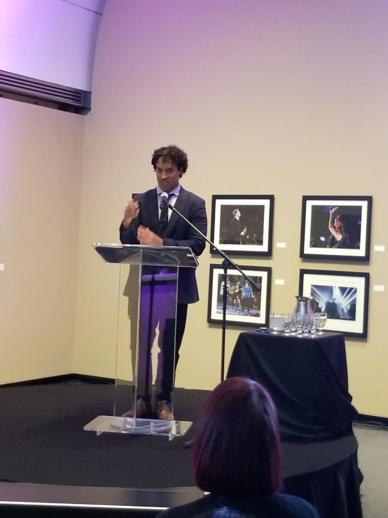 cfmusicians's tweet image. @TMA149 Executive Director, Michael Murray introducing the Creative Industries Code of Conduct. #ReadTheCode #AlliesInAction #Junos2019