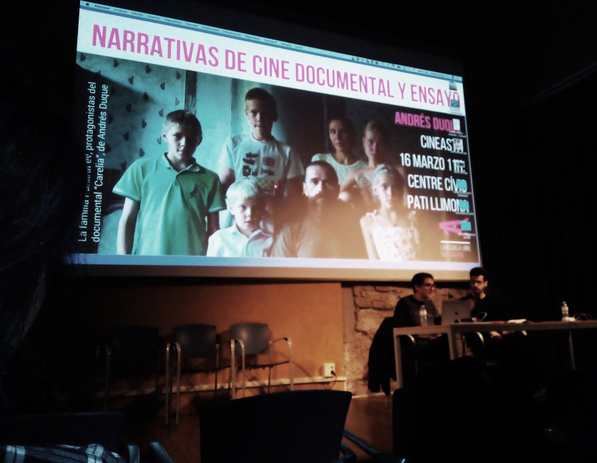 Esta mañana hemos indagado sobre el cine y documental de ensayo con Andrés Duque. Gracias a <a href="/dcuenta/">Doordash Cuenta</a> y Andrés por esta magnífica masterclass! #CineEnsayo