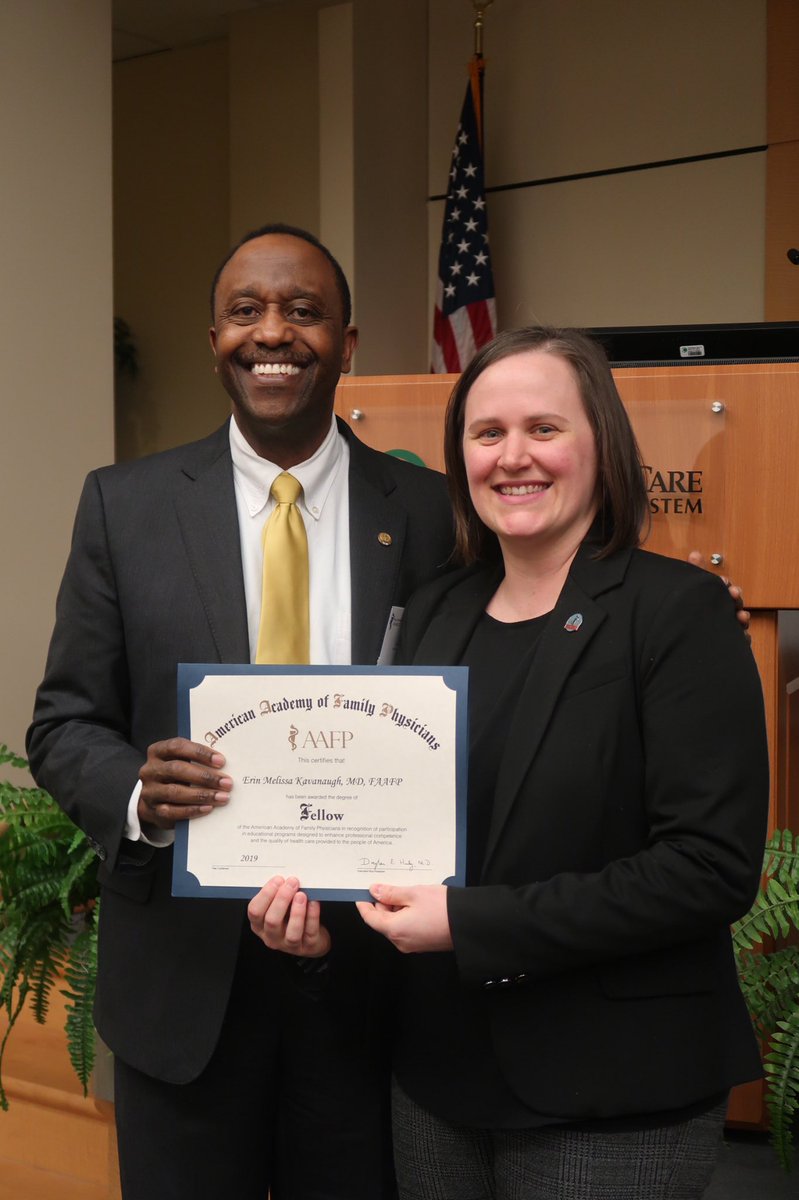Delfamdoc's tweet photo. Congratulations to @christianacare Dr. Erin Kavanaugh on becoming a fellow of the @aafp #DAFP19 https://t.co/nr2mADCG3y