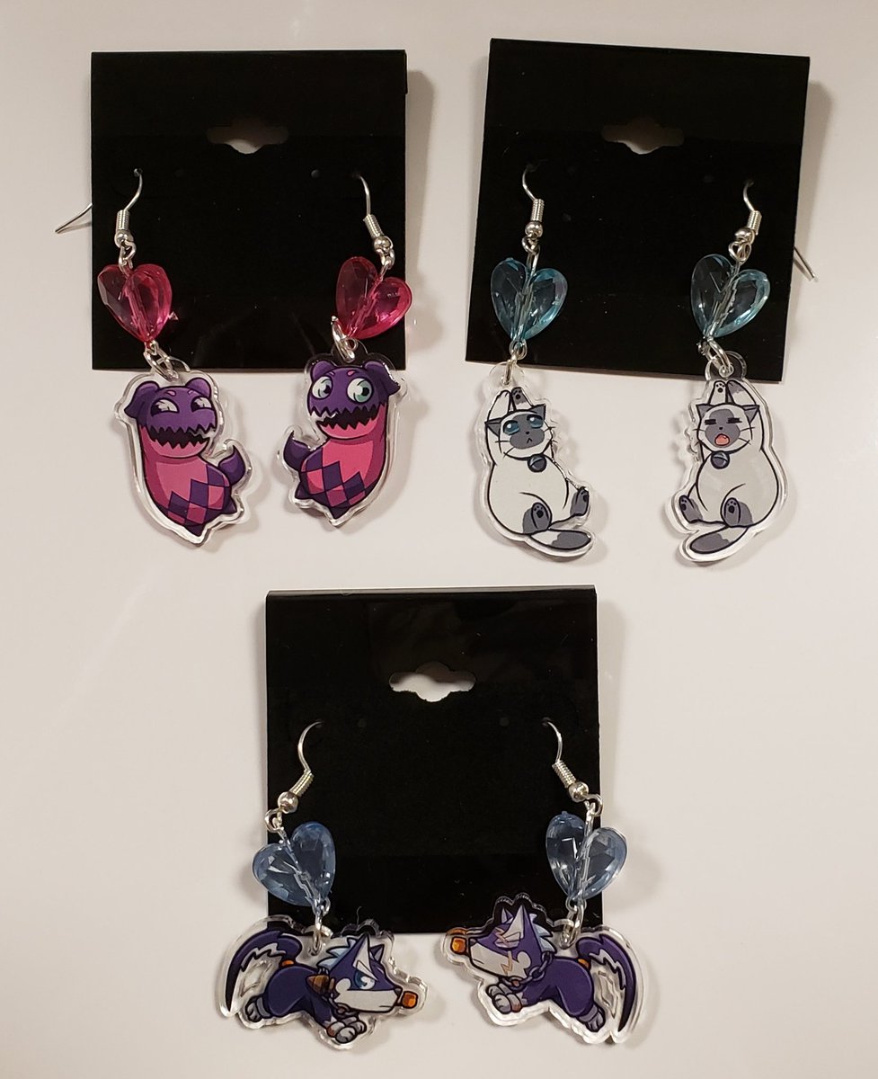 sabassestudios's tweet photo. Rollo earrings are finally back, along with new Teepo and Repede earrings! Available as clip-on earrings or get them as a charm!
#TalesOf #Repede #Rollo #Teepo #TalesofXillia #talesofvesperia #talesofxillia2 #ArtistAlley https://t.co/aYxS2aMDBE