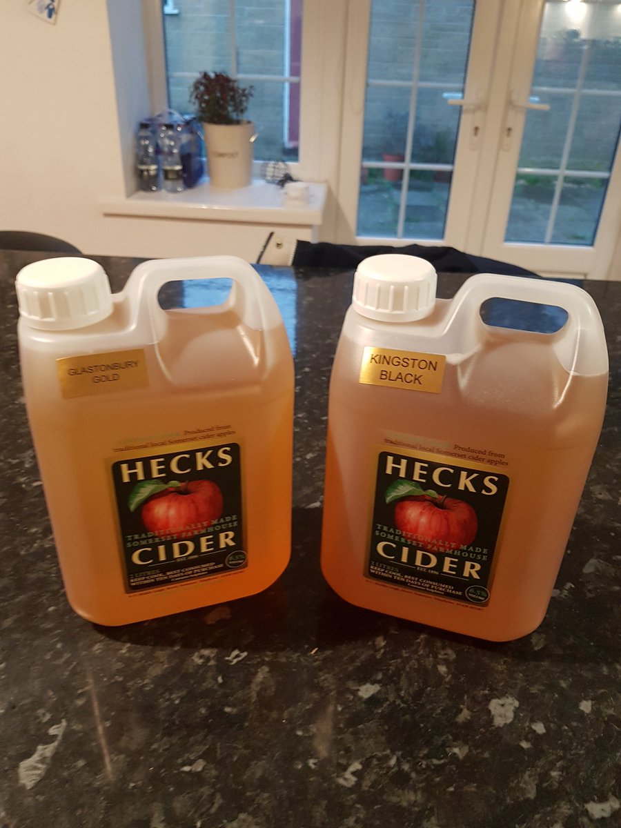 Trip to a real Somerset cider farm today <a href="/HecksCider/">Hecks Cider</a> Kingston Black my favourite and a new one Glastonbury Gold along with some very strong <a href="/Gouldscheddar/">Gould's Cheddar</a>  Somerset Cheese.