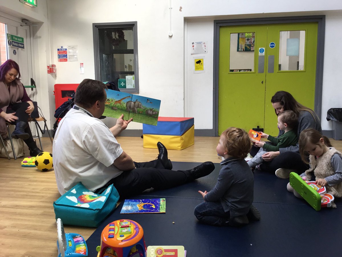 #Bigreadingchallenge last few days, now read to over 6000 children, these ones at the Playgroup at the Greenway Centre in Sneinton. Thanks for all the sponsorship. gofundme.com/bigreadingchal…