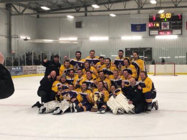 Congratulations to @BHENighthawks Kyle Harris (<a href="/TheHarrisShow20/">Kyle Harris</a>), Ty Swabb and Zach Carr, @BHE_FlyingPicos Chase Mudryk, <a href="/TeamPending/">Team Pending</a> Blake Grainger and the rest of the  <a href="/MorinvilleKings/">Morinville Kings</a> on winning the Northern Alberta Senior Men’s AA championship over <a href="/DayslandNstars/">Daysland Northstars</a>
