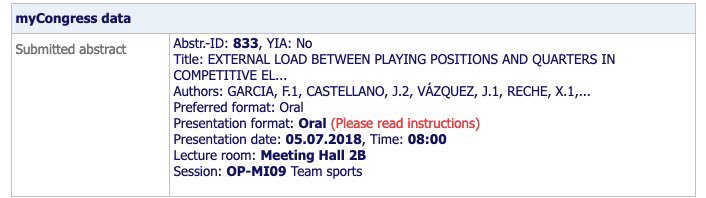 FrancGarcia89's tweet photo. Looks like we are going to be in Prague early July to take part in @ECSSCongress!! 🎓📚 #AbstractAccepted #Basketball https://t.co/p8X65FPRfC