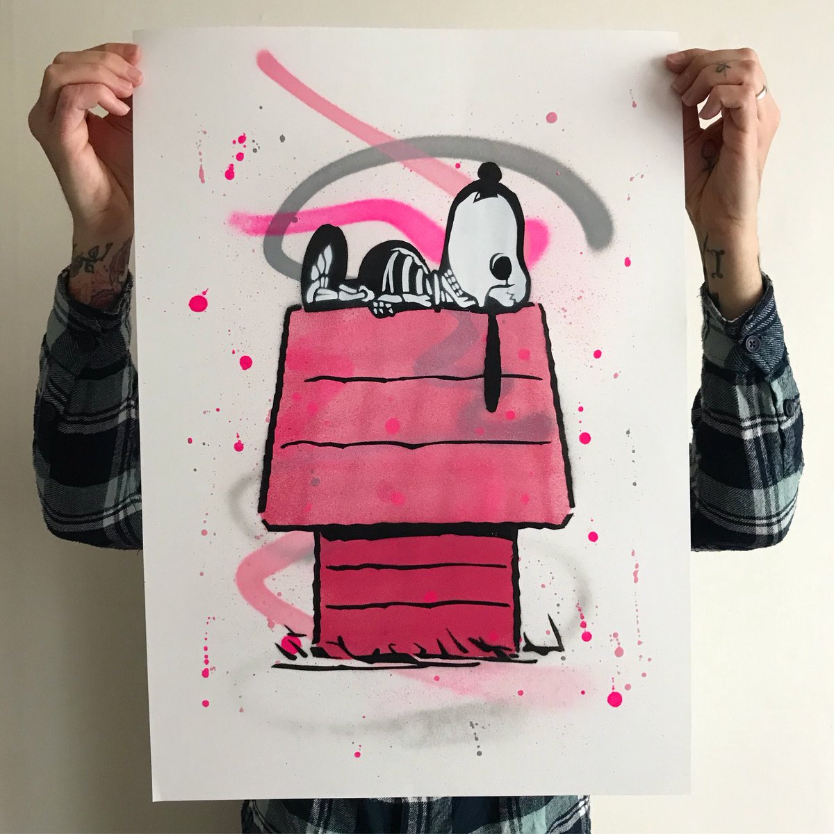 Big new #snoopy print drop at thebookofbarebones.com