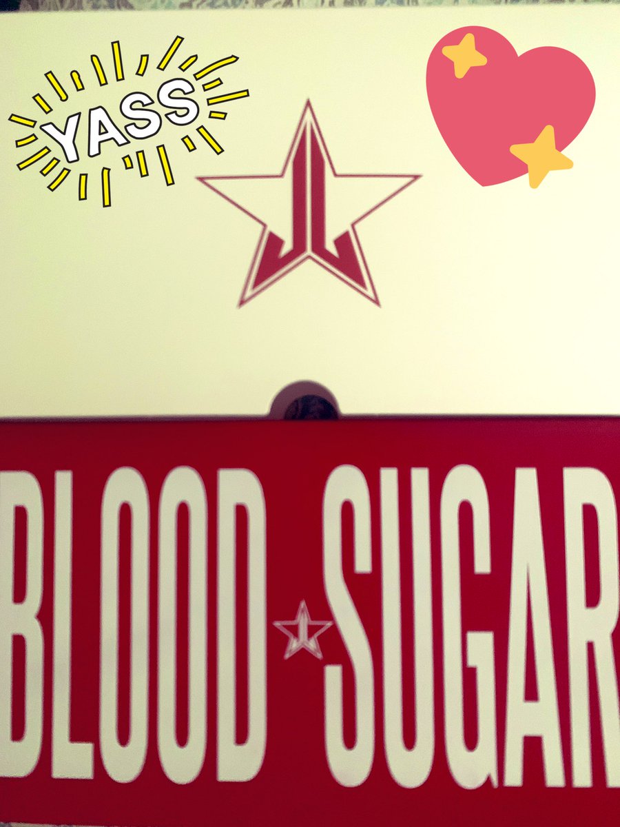 itsrtaylor's tweet image. Yessss!!! It finally arrived can’t wait to use this @JeffreeStar  Blood Sugar eyeshadow palette