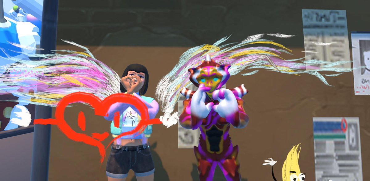 HighFidelityXR's tweet photo. Beautiful #3Dart with @tipatat @scobot1 @Kevo in the Artists Corner of #MultiConVR.
Join this #VR #ComicCon festival in #VR either with headset or your desktop by downloading @HighFidelityVR for free ๐ https://t.co/lRzmysQ1EK #SocialVR #VirtualReality https://t.co/2JsVIzhY9Z