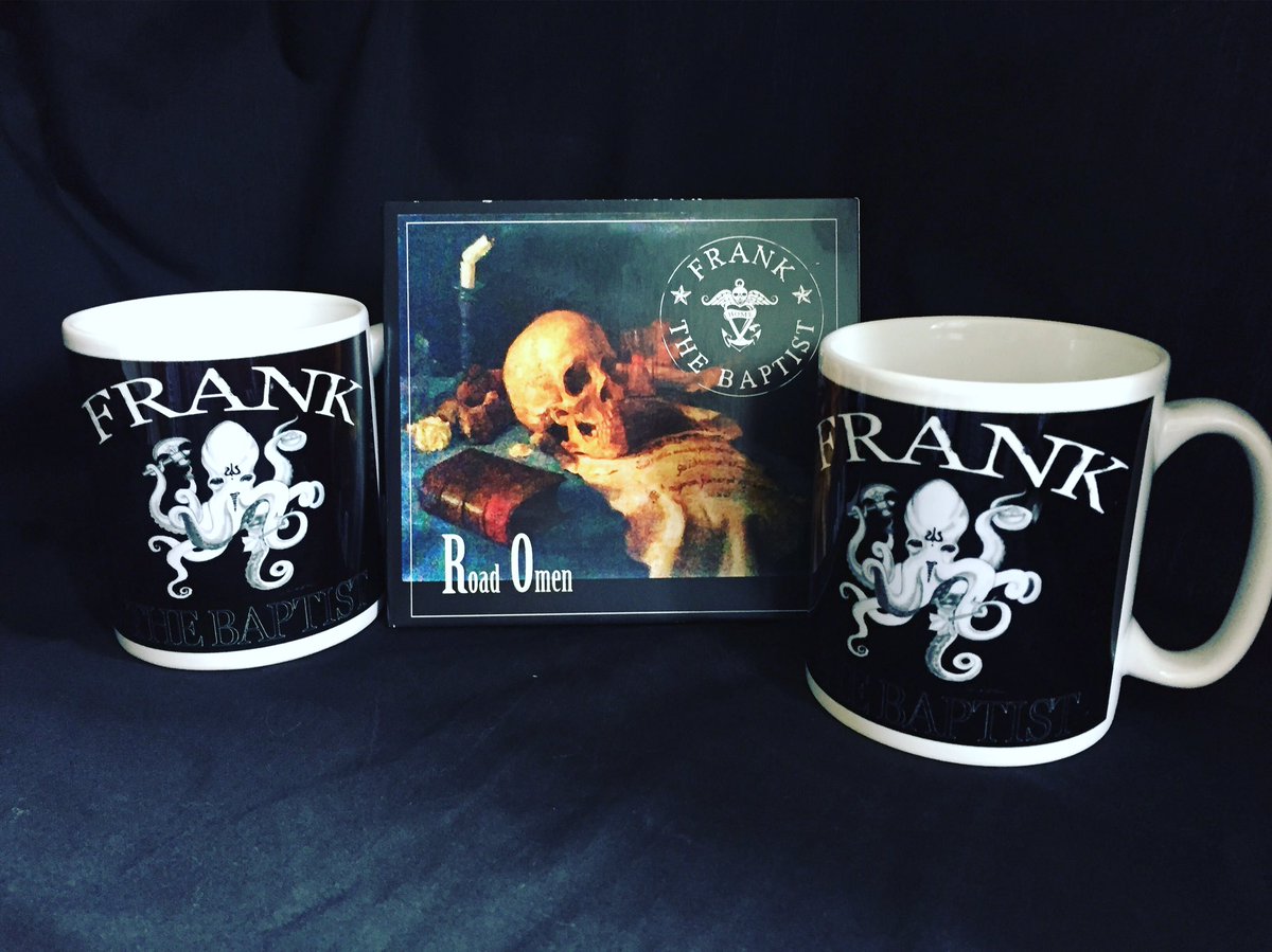 Back on the mug trail with <a href="/FTBmusic/">Frank the Baptist</a> #FrankTheBaptist #DarkRock #AlternativeMusic #Berlin #BerlinBand #ComingToTheUK #OffBeatPromotions