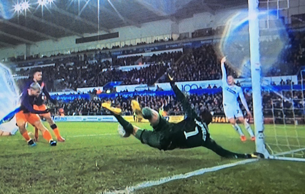GKUnion's tweet image. That&apos;s how you respond to a penalty hitting the post and going in off your studs. Cat-like double save from Nordfeldt. #SWAMCI