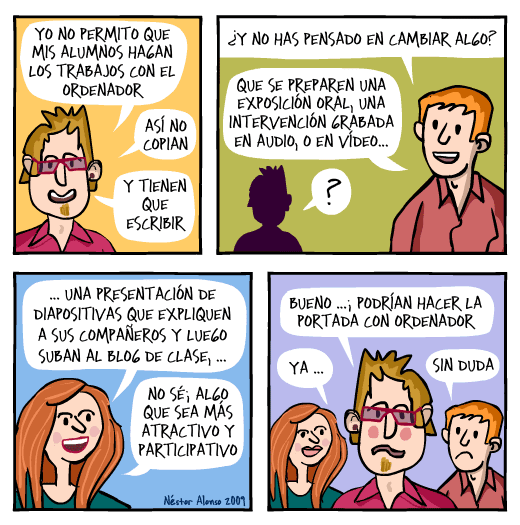 MaraHR9's tweet photo. Las TIC deberían formar parte de la educación que impartimos en clase,..no sólo por adaptarnos a los recursos de esta sociedad sino porque a través de las redes sociales se ofrece mayores posibilidades de ampliar conocimiento con las opiniones e ideas de más personas #RRSSDNeb https://t.co/CH6Ihkg5xJ