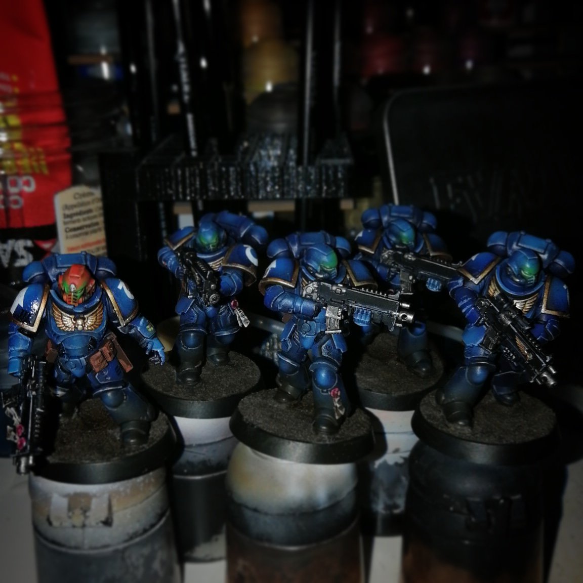 Rildag02's tweet photo. Work in progress #paintingwarhammer #paintingwarhammer40k #warhammer40k #spacemarines #ultramarines #cda6 #frenchwargamestudio https://t.co/wBxVN4GYe1